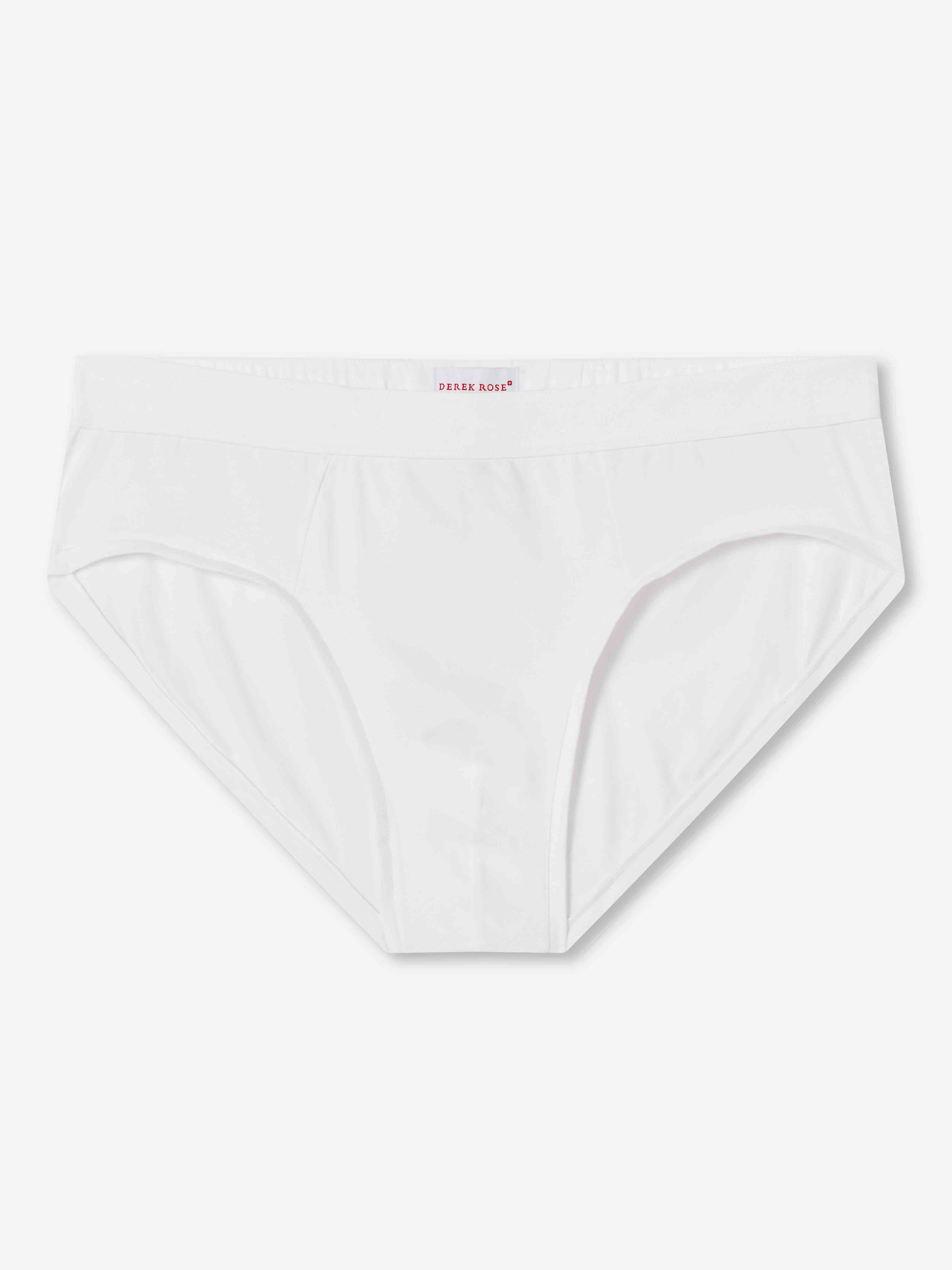 Men's Briefs Jack Pima Cotton Stretch White