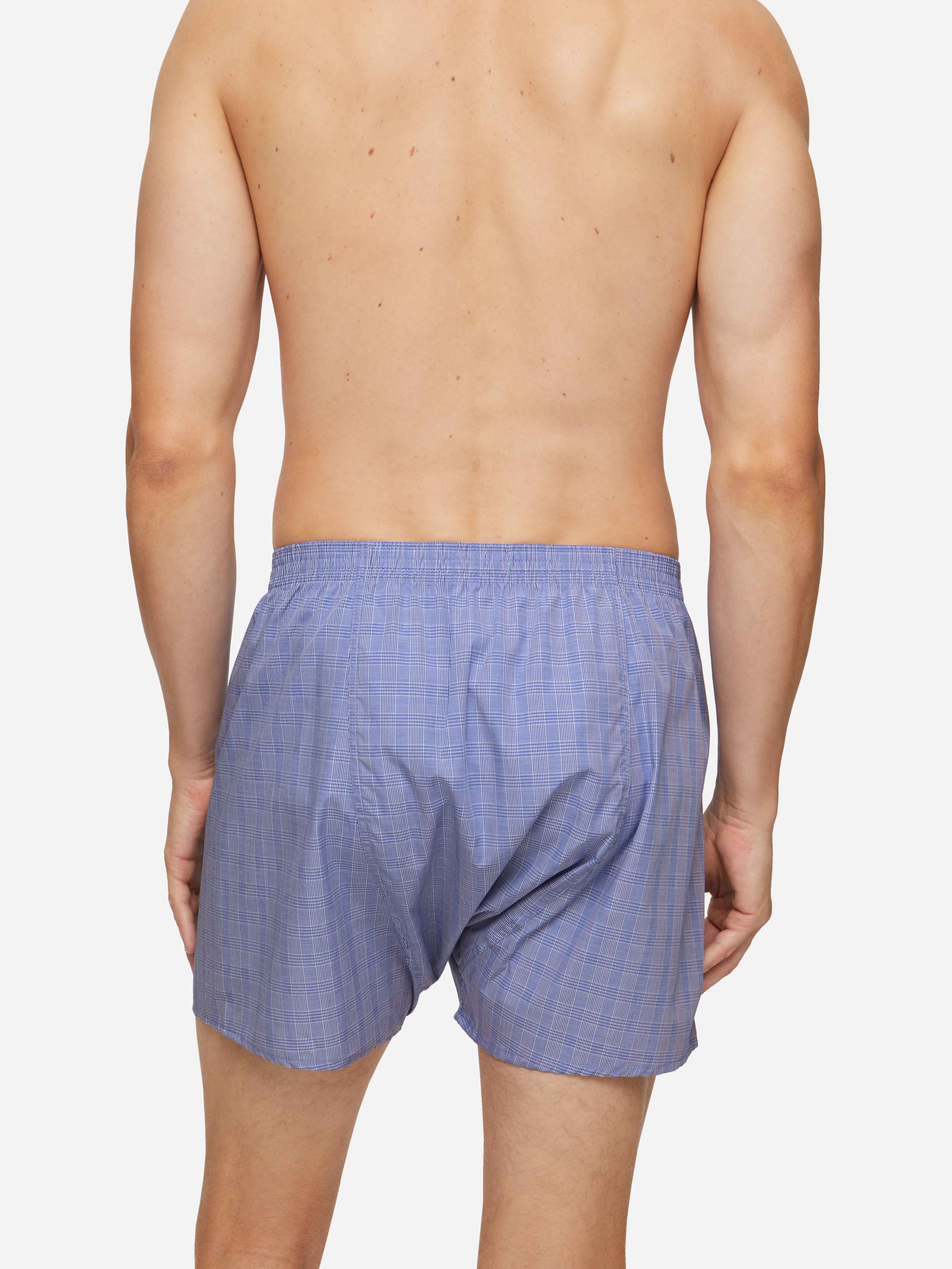 Men's Classic Fit Boxers Felsted 3 Cotton Blue