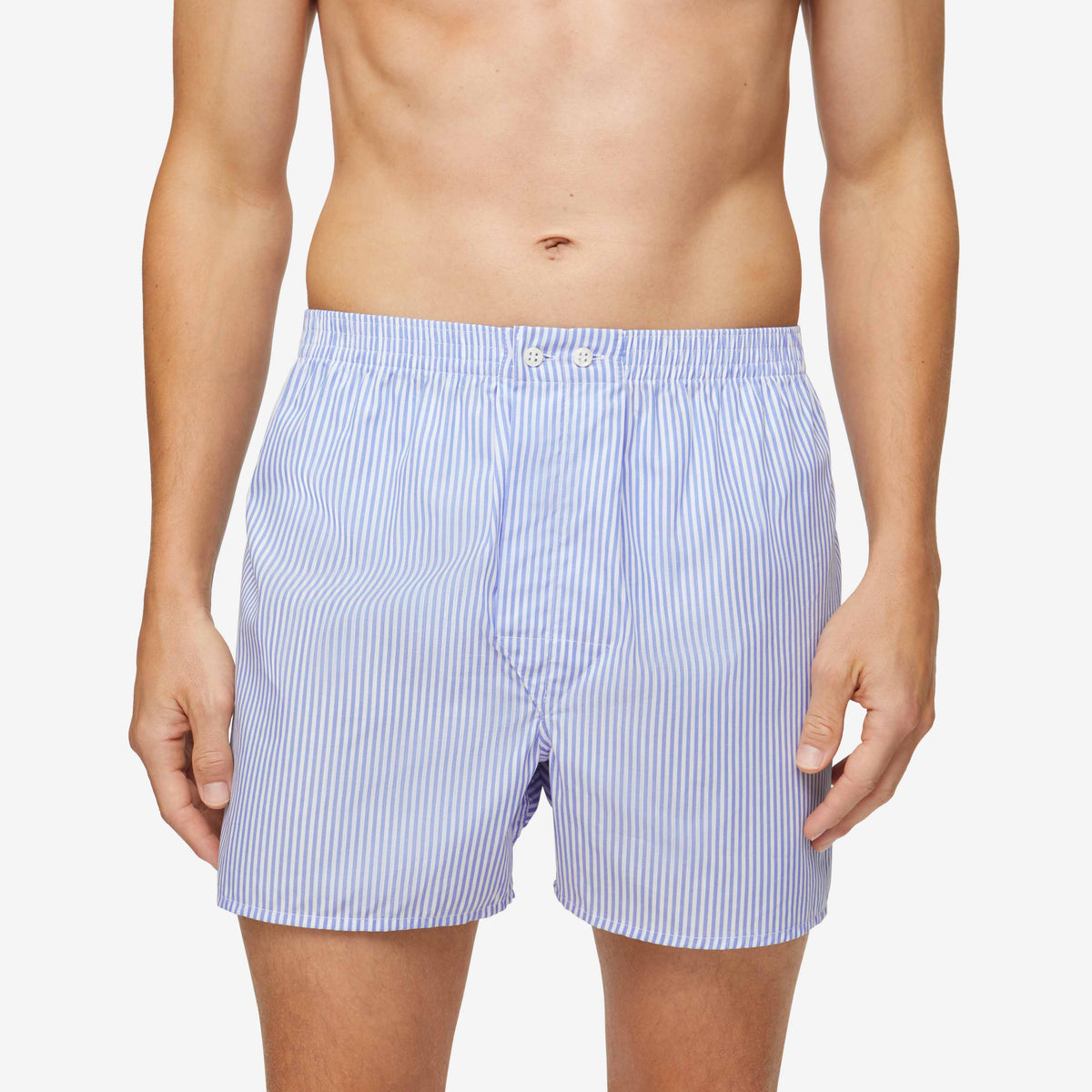 Jersey Boxer Short - Pebble Blue Lyocell Cotton – Hamilton and Hare