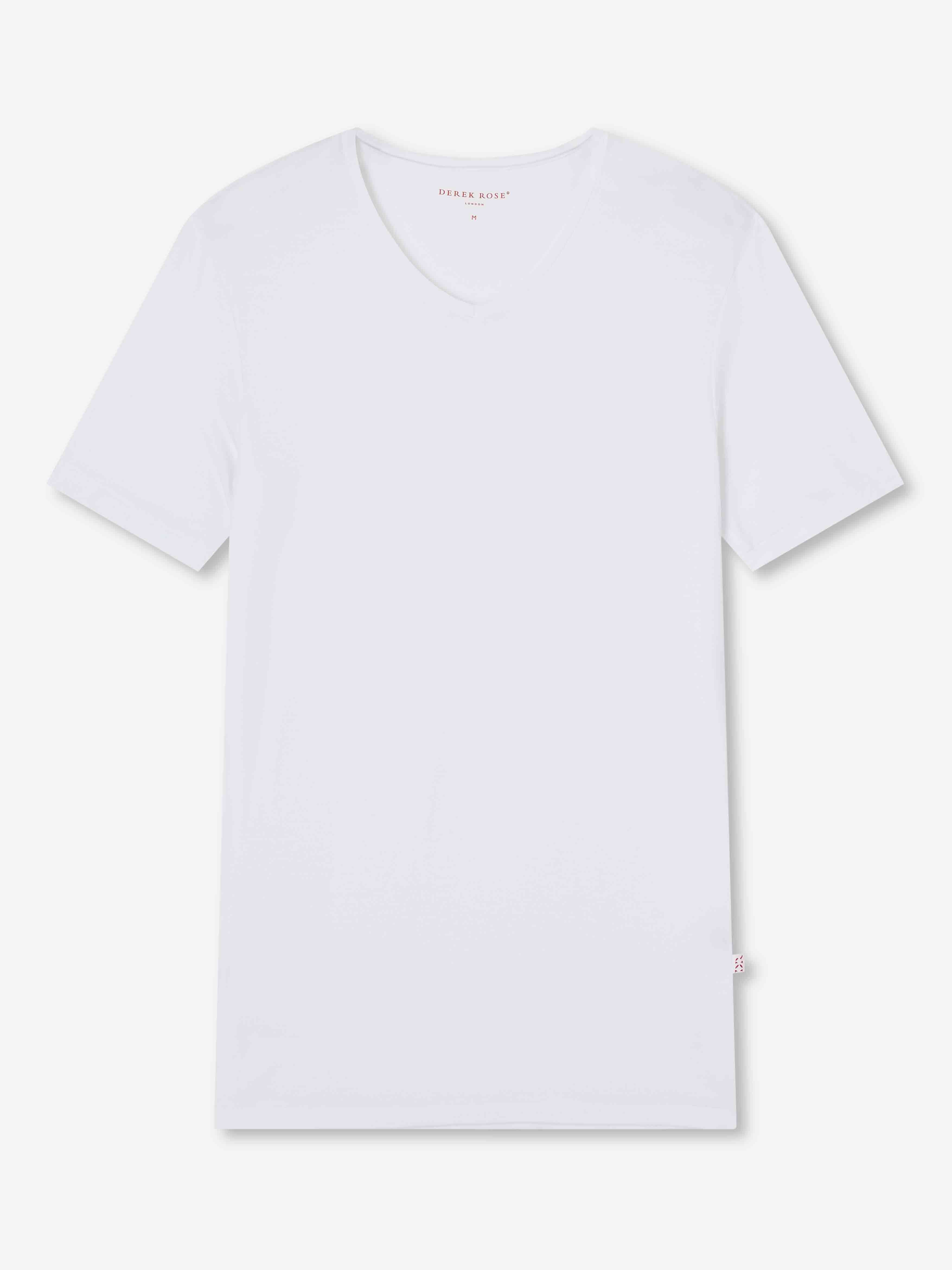 Men's Underwear V-Neck T-Shirt Alex Micro Modal Stretch White