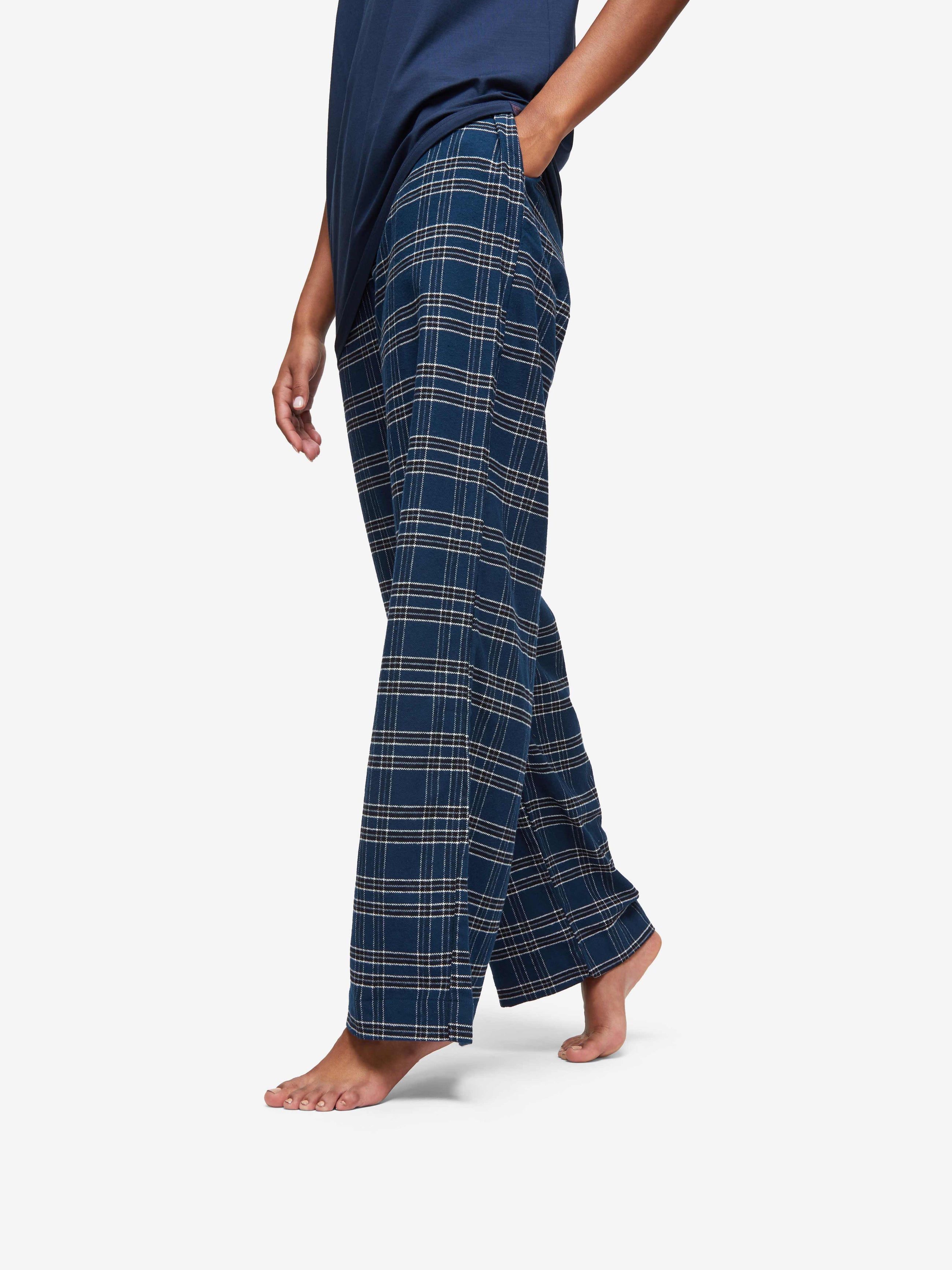 Brushed cotton 2024 lounge pants