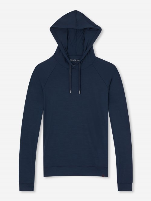 Women's Pullover Hoodie Basel Micro Modal Stretch Navy